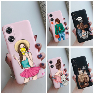 เคสโทรศัพท์มือถือ TPU แบบนิ่ม ผิวด้าน กันกระแทก สําหรับ OPPO Reno 8T Reno8 T Reno8T