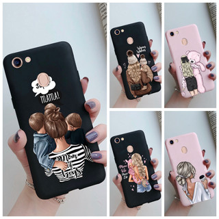 เคสโทรศัพท์ ซิลิโคนนิ่ม ลายแม่ และเด็กน่ารัก แฟชั่น สําหรับ OPPO F5 F7 F5 F7 Youth