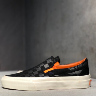 Vans รองเท้าผ้าใบสเก็ตบอร์ด ข้อสั้น แบบสวม สไตล์คลาสสิก