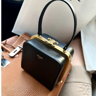 กล่องหนัง TRIOMPHE MINAUDIERE สําหรับใส่ของ