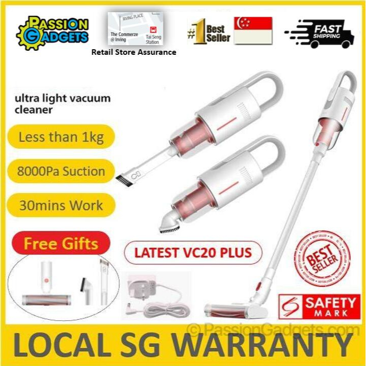 Deerma VC20 Plus เครื่องดูดฝุ่นไร้สายมือถือสําหรับบ้าน / รถยนต์ VC20+ VC20plus