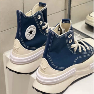 Converse RUN STAR LEGACY CX รองเท้าลําลอง ส้นหนา แฟชั่นเรโทร สําหรับผู้ชาย และผู้หญิง-B60