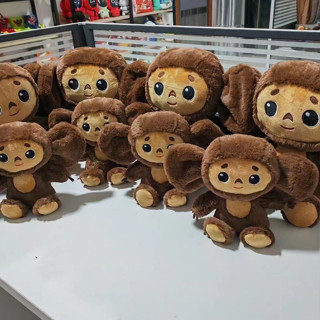 คุณภาพสูง ตาโต ลิง น่ารัก พร้อมชุดนอน ตุ๊กตาของเล่น Cheburashka ตุ๊กตานุ่ม รัสเซีย อะนิเมะ ของเล่น เด็กทารก นอนหลับ เอาใจตุ๊กตา