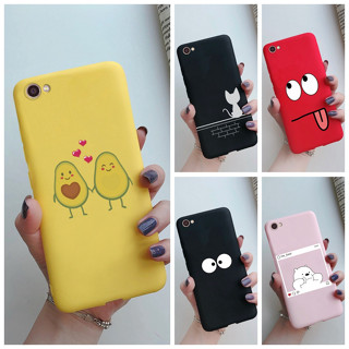 เคสนิ่ม เนื้อแมตต์ กันกระแทก ลายการ์ตูนน่ารัก สําหรับ Vivo V5 Plus 1611 Vivo V5Plus 1611