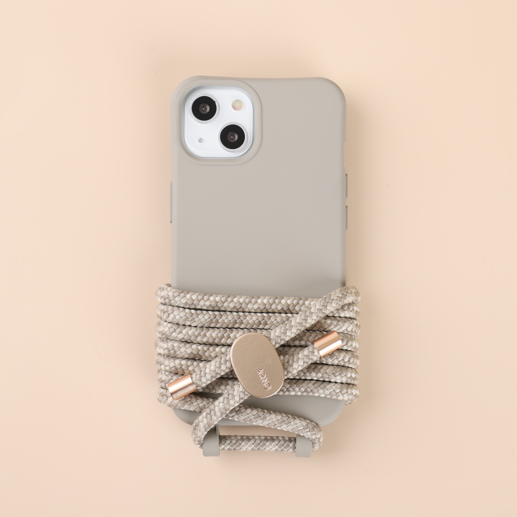 ARNO M2 Phone Strap 'Oatmeal Cream ' ( ยาว / เคส + สายรัด )