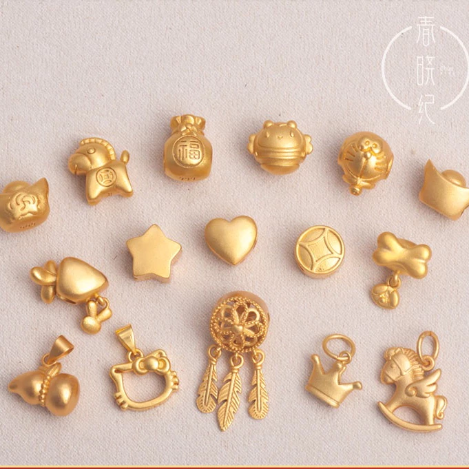 จี้มงกุฎเจ้าหญิง โดราเอมอน ชุบทอง สไตล์จีนโบราณ สำหรับทำเครื่องประดับ DIY