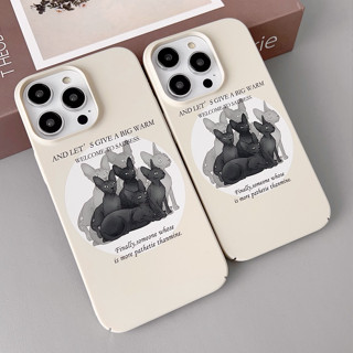 เคสโทรศัพท์มือถือ PC แข็ง ลายสุนัขไร้ขน สําหรับ Iphone11 iPhone14 13 12 11