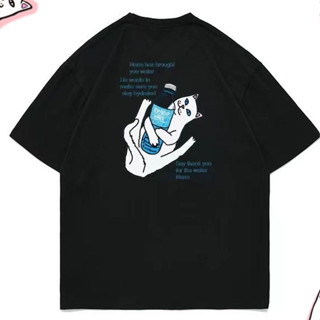 Ripndip เสื้อยืดแขนสั้น ผ้าฝ้าย พิมพ์ลายแมว สไตล์ยุโรป และอเมริกา แฟชั่นฤดูร้อน สําหรับผู้ชาย และผู้หญิง