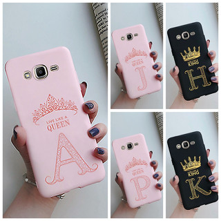 เคสโทรศัพท์มือถือแบบนิ่ม TPU ลายตัวอักษร หรูหรา สีแคนดี้ สําหรับ Samsung Galaxy J2 Prime J2Prime G532 G532F G532G