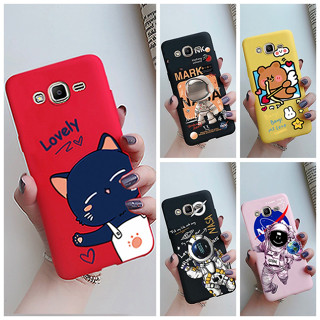 เคสโทรศัพท์มือถือ ซิลิโคนนิ่ม ปิดด้านหลัง ลายการ์ตูนนักบินอวกาศ สีแคนดี้ สําหรับ Samsung Galaxy J2 Prime G532 G532F J2Prime