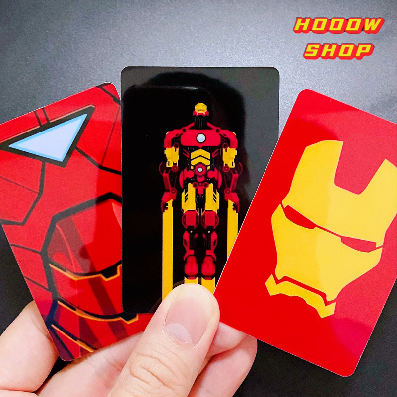 ( SG SELLER ) IRON-MAN NFC CARD STICKER MARVEL IRONMAN EZLINK CARD CUSTOMISE MARVEL CARD STICKER SUP