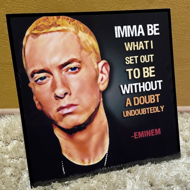 Eminem : กรอบโปสเตอร์ Pop Art ที่สร้างแรงบันดาลใจ