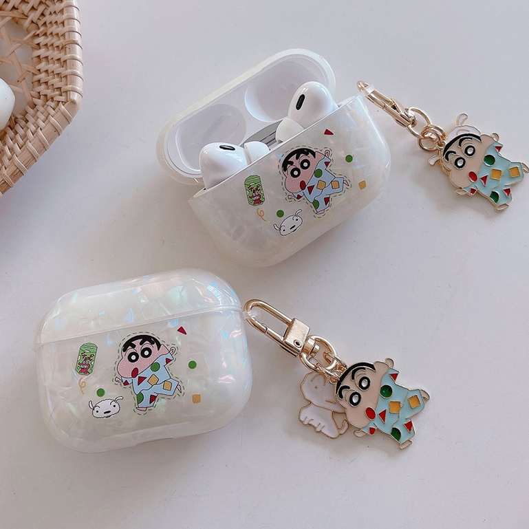 เคสหูฟัง ลายการ์ตูนชินจัง สําหรับ Apple AirPods Pro2 Pro AirPods 1 2 AirPods 3