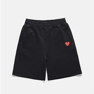 Play COMME DES GARCONS REI KAWAKUBO LOVE SHORTS CDG LITTLE RED HEART PANTS สําหรับผู้ชาย และผู้หญิง