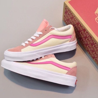 Vans Style 36 Peach soda รองเท้าผ้าใบลําลอง ข้อสั้น ไซซ์ 36-44