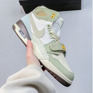 Air Jordan Legacy 312 High "Straw of the Rabbit" Jordan the Strongest 3-in-1 รองเท้ากีฬา รองเท้าบาสเก็ตบอลลําลอง ข้อสูง คละแบบ