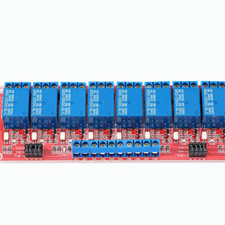 More Module Relay Trigger DC 5 / 12 / 24V 8 Channel dengan Optocoupler Isolation Optocoupler