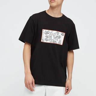 Uniqlo เสื้อยืด พิมพ์ลาย Keith Haring X Tokyo สําหรับผู้ชาย และผู้หญิง