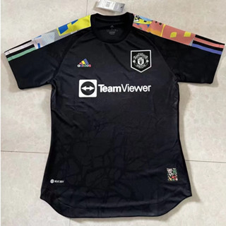 【Player Issue Kit 】เสื้อกีฬาแขนสั้น ลายทีมชาติฟุตบอล M-U 2023/24 ชุดเยือน สีดํา สําหรับผู้ชาย S-2XL |พร้อมส่ง