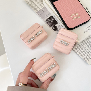 Beautiful young girls เคสหูฟัง tpu แบบนิ่ม กันกระแทก ลาย MIUMIU 3D สีชมพู สําหรับ AirPods 1 2 3 pro pro2