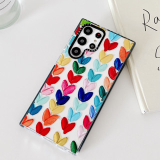 เคสโทรศัพท์มือถือแบบนิ่ม TPU ใส กันกระแทก กันรอยกล้อง ลายการ์ตูน สําหรับ Samsung Galaxy S23 S22 Ultra 5G S21 Plus S20