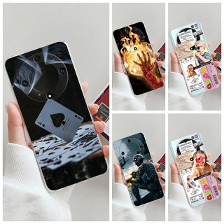 เคสโทรศัพท์ซิลิโคน TPU แบบนิ่ม สีแคนดี้ สําหรับ Honor X9A X9A X9A