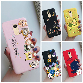 เคส Xiaomi Redmi Note 4 / Note 4X การ์ตูนน่ารัก ลายดอกไม้ ซิลิโคนนิ่ม เคลือบด้าน เคสกันกระแทก