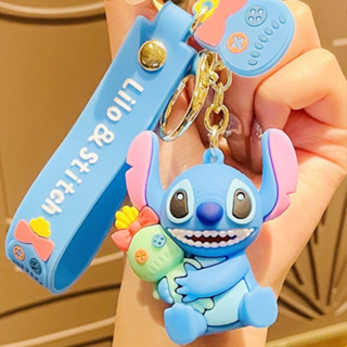 พวงกุญแจ จี้การ์ตูน Stitch น่ารัก ขนาดเล็ก