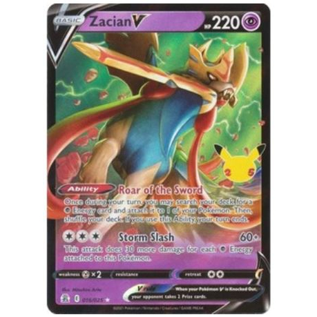 Pokémon TCG 25th Pokémon Celebration Zacian V