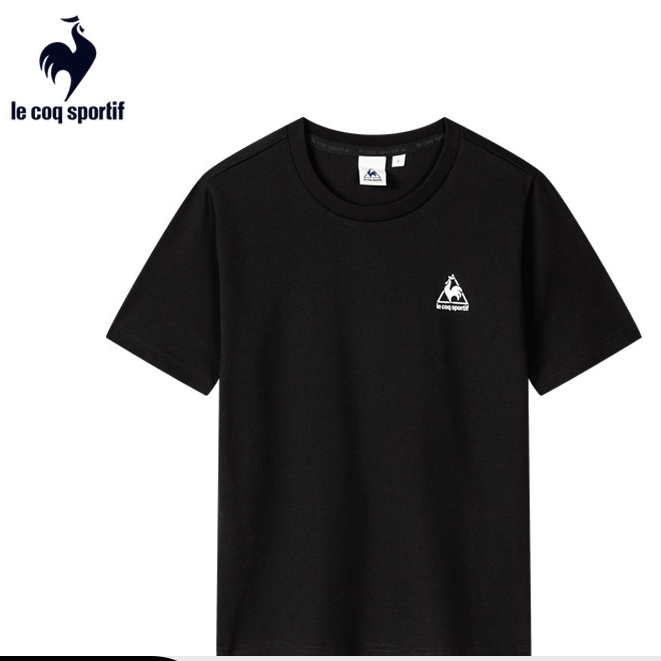 Le coq sportif เสื้อยืดแขนสั้น คอกลม พิมพ์ลาย The Rooster brand สําหรับผู้ชาย และผู้หญิง