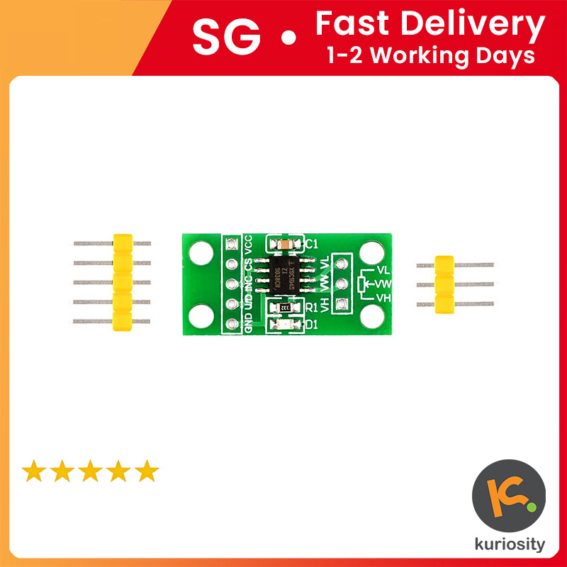 โพเทนชิโอมิเตอร์ดิจิตอล X9C103S