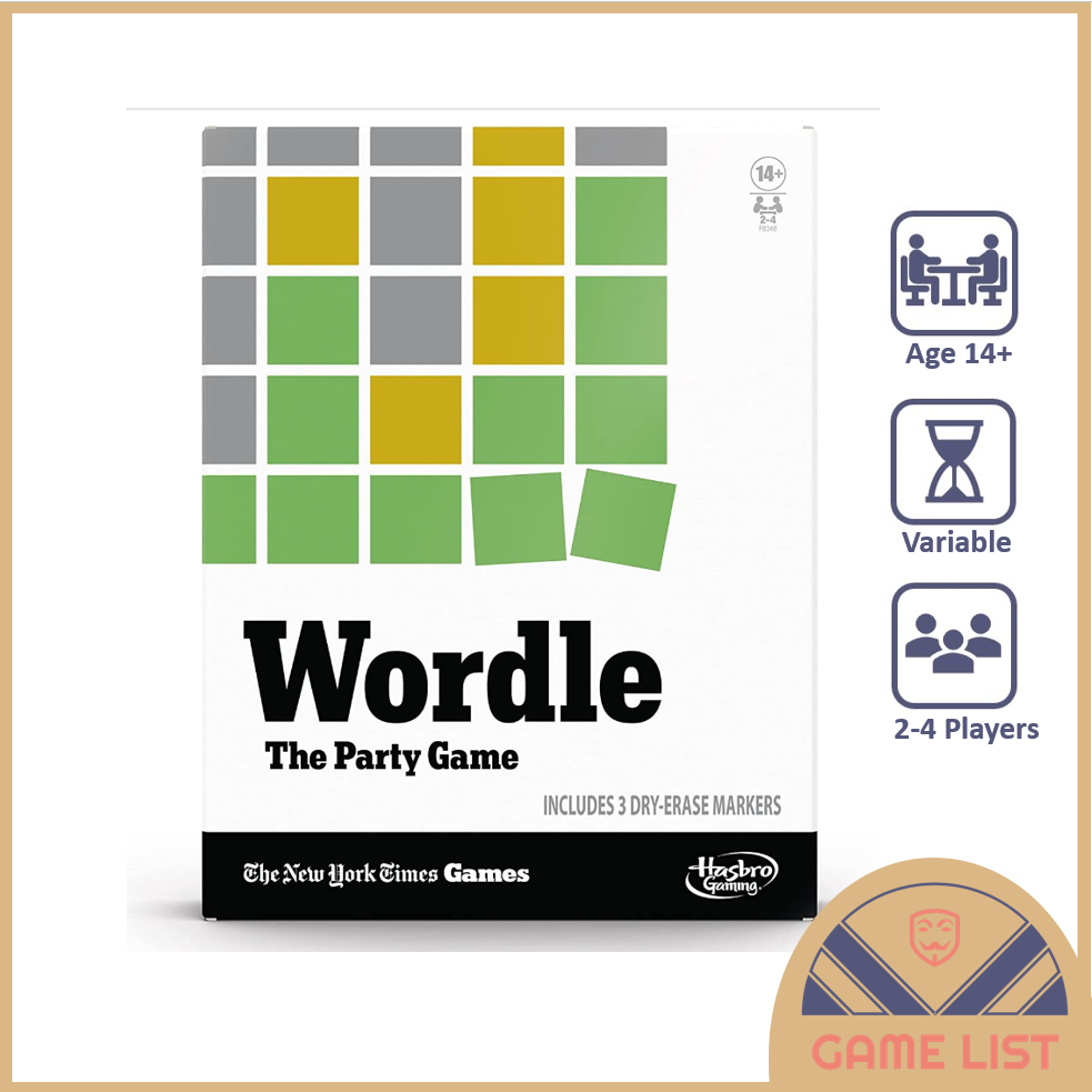 [ร้านค้าในพื้นที่]Hasbro Wordle The Party Game สําหรับผู้เล่น 2-4 คน