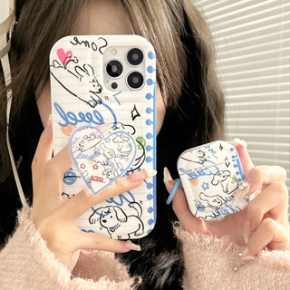 เคสหูฟัง ลายสุนัข สําหรับ Airpods 14 13 12 11 Airpods 1 2 3 Pro