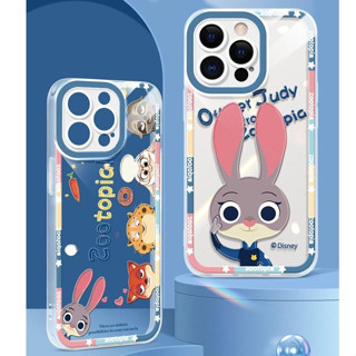 เคสโทรศัพท์มือถือแบบใส ลายกระต่าย Judy Animal City รวมทุกอย่าง สําหรับ iPhone 14 Pro Max 13 12 Mini 11 XS XR X 8 7 Plus 6S 6 SE