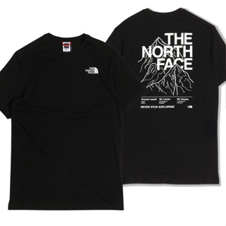 เสื้อยืดแขนสั้น พิมพ์ลาย The North Face สําหรับผู้ชาย