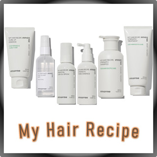 Innisfree My Hair Recipe (Shampoo, treatment, body&amp;hair mist, curl up essence, hair oil serum, tonic essence)