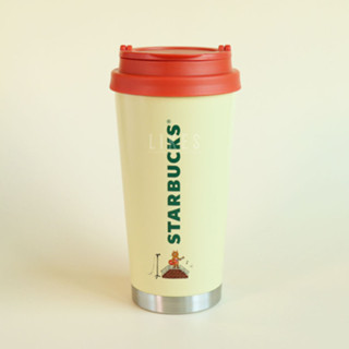 Starbucks Korea Autumn Elma Busking Tumbler แก้วน้ํา ขนาด 473 มล.