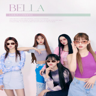 [CARIN] ใหม่ 2023 BELLA สีเหลือง ยอดนิยม | Newjeans แว่นตากันแดด / แว่นตาเกาหลี | แว่นตากันแดด กรอบโลหะ ทรงสี่เหลี่ยม สไตล์เกาหลี เรโทร สวมใส่สบาย