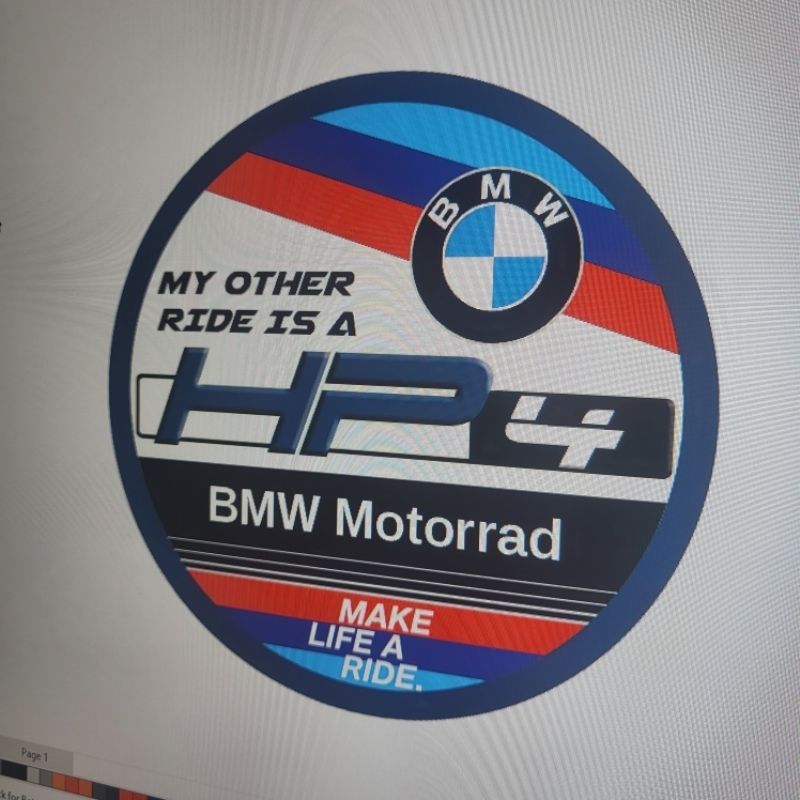 รูปลอกรถ BMW HP4****