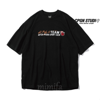 [CPGN Studio] เสื้อยืดแขนสั้น ปักลายบาสเก็ตบอล