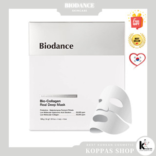 [BIODANCE] Bio-Collagen Real Deep Mask 34 กรัม * 4pc แผ่นมาส์กหน้าคอลลาเจน คอลลาเจน ให้ความชุ่มชื้น กระชับรูขุมขน