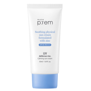 Make p:rem ครีมกันแดด UV Defense Me Calming SPF50+ PA++++ 1.69 fl.oz / 50 มล.