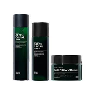 tenzero green caviar skincare line (toner 200ml, essence 150ml, cream 250g)