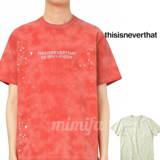 THISISNEVERTHAT เสื้อยืด แขนสั้น พิมพ์ลายมัดย้อม