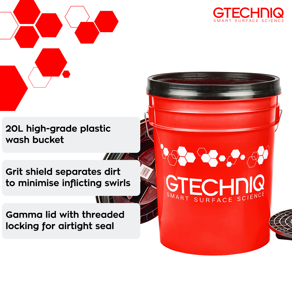 Gtechniq Detailing Bucket พร้อมการ์ดกรวด