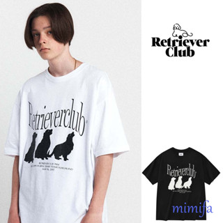 RETRIEVER CLUB เสื้อแขนสั้น แขนสั้น คอกลม เก็บเงินปลายทาง