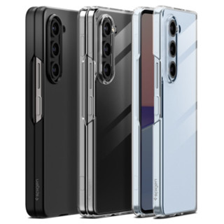 Spigen - เคสใส แบบบาง สีดํา สําหรับ galaxy z fold 5 fold5