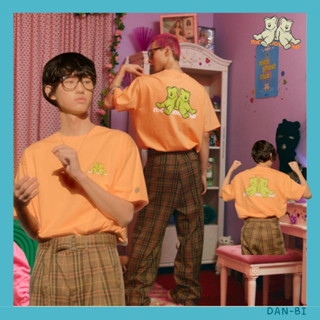 [NICEGHOSTCLUB] เสื้อแขนสั้น ลายโลโก้ Gummy Bear ขนาดเล็ก UNISEX 2 สี 3 ขนาด ของแท้ 100%