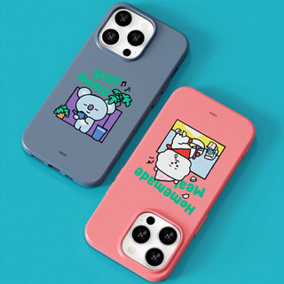 เคสโทรศัพท์มือถือแบบนิ่ม ลาย BT21 BTS Home All Day สําหรับ iPhone 14 13 12 7 8 SE2 SE3 ETC