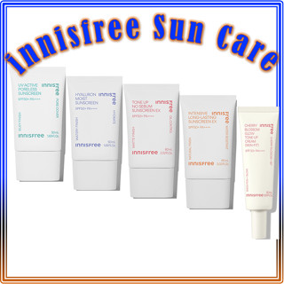 Innisfree Sun Care (Intensive Long, Tone Up No Sebum, UV active Poreless, Hyaluron Moist, Cherry Blossom Glow Tone-Up, Intensive Anti-Pollution, Intensive Triple-Shield)